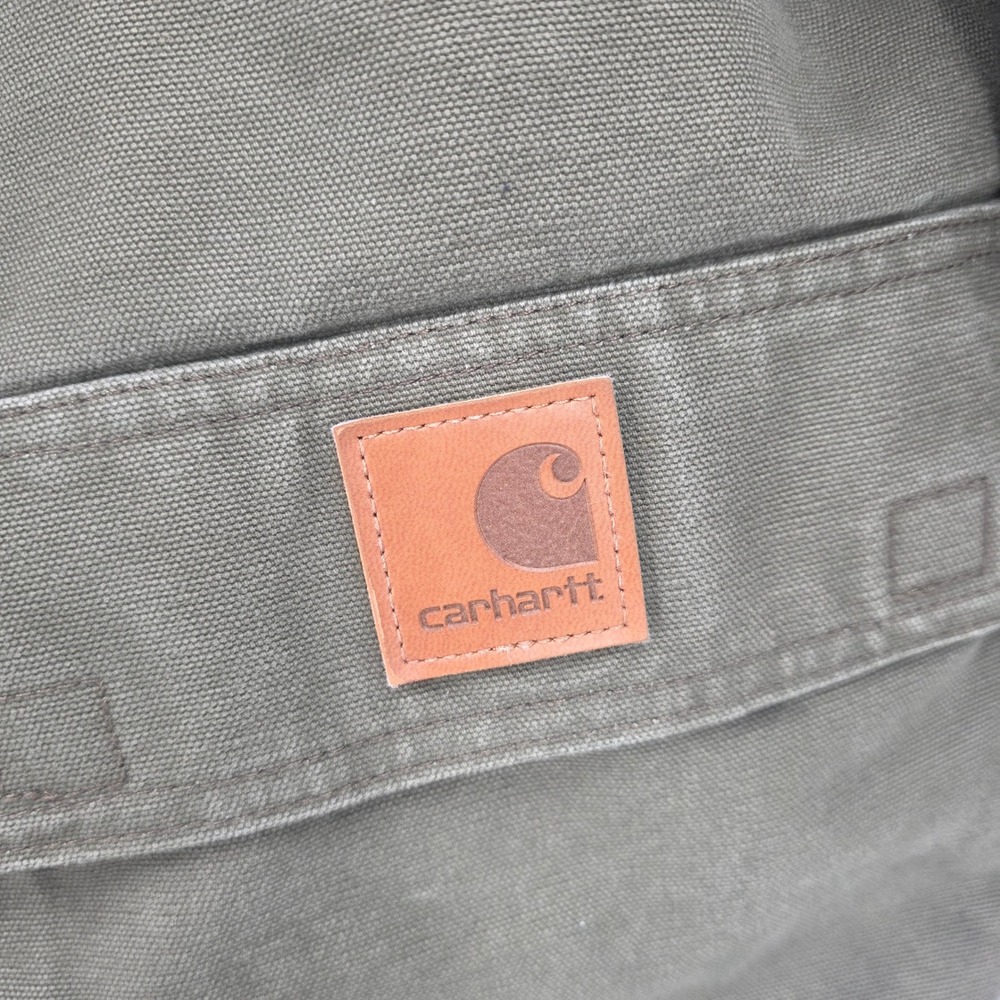 CARHARTT C95 JACKSON COAT MENS MEDIUM ARMY GREEN GRAY SHERPA HOODED JACKET 2014 - Picture 11 of 16
